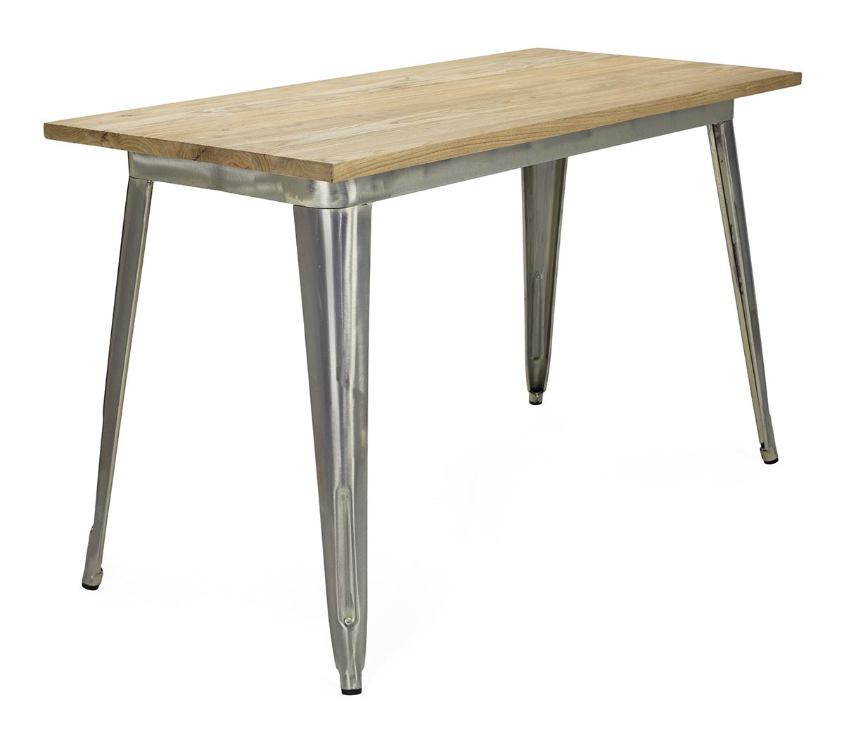 Mesa de comedor Tolux Madera clara 120 Galvanizada