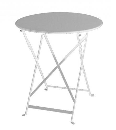 Mesa e. Bistro plegable baja redonda 60x60