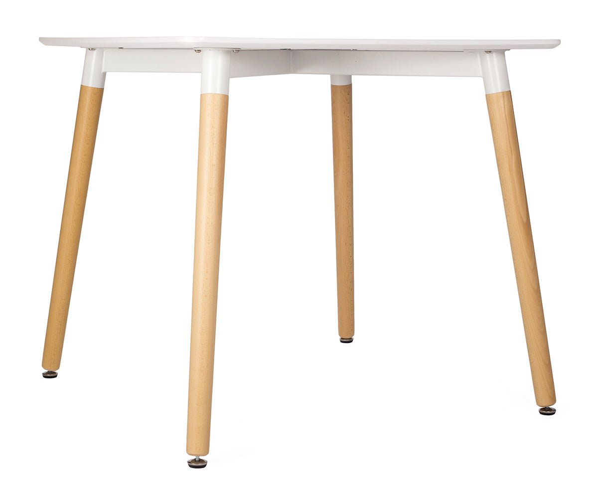 Table en bois Tower Contemporany 80 New blanc