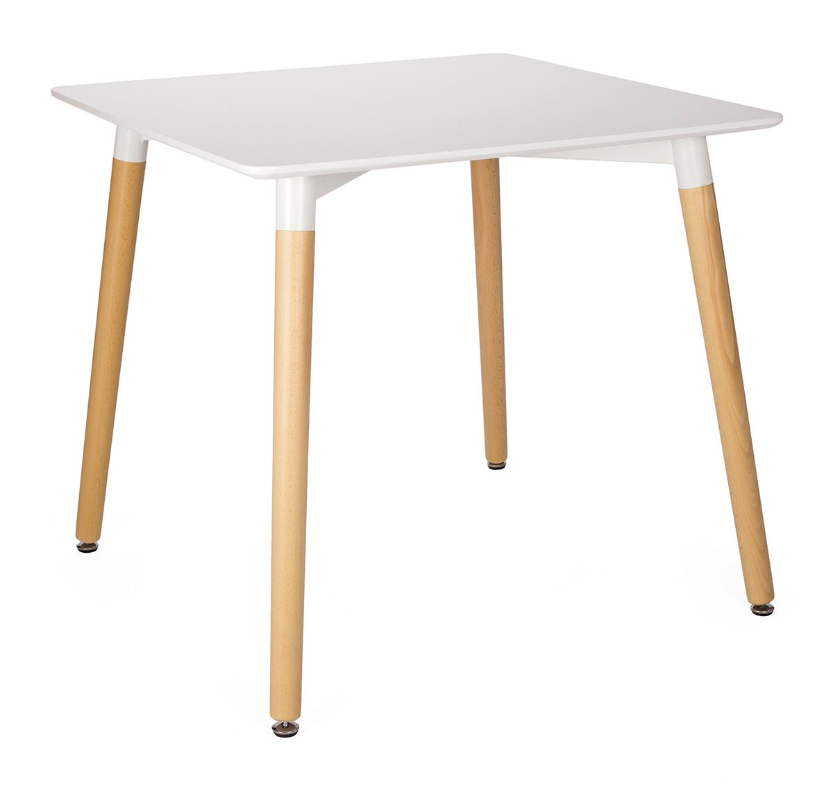 Table en bois Tower Contemporany 80 New blanc