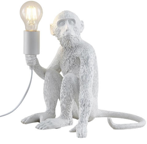 Lámpara de mesa Mono Sentado
