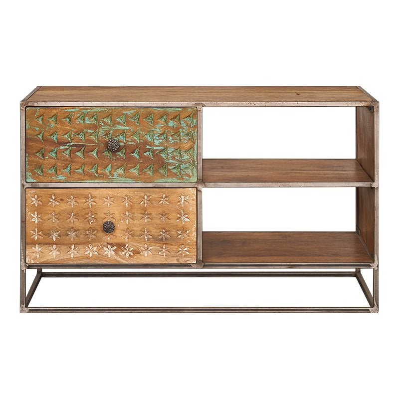 Industriële houten tv -meubels Orion