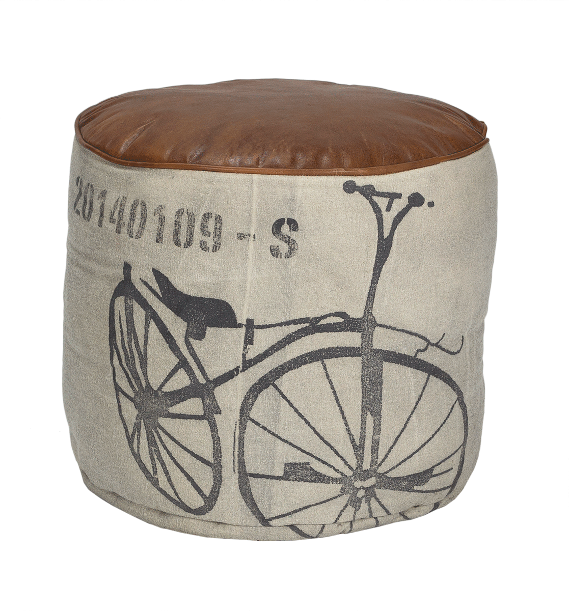 Puff Vintage Roda Vintahome Puff Vintage Roda Vintahome