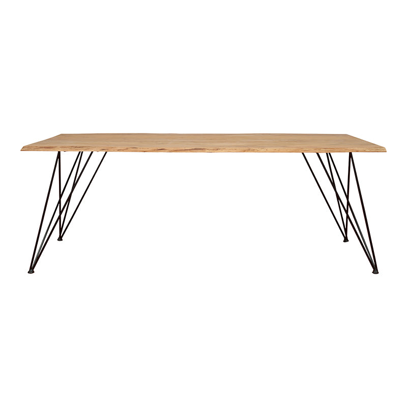 Mesa de jantar em madeira de acácia Genebra 200X90