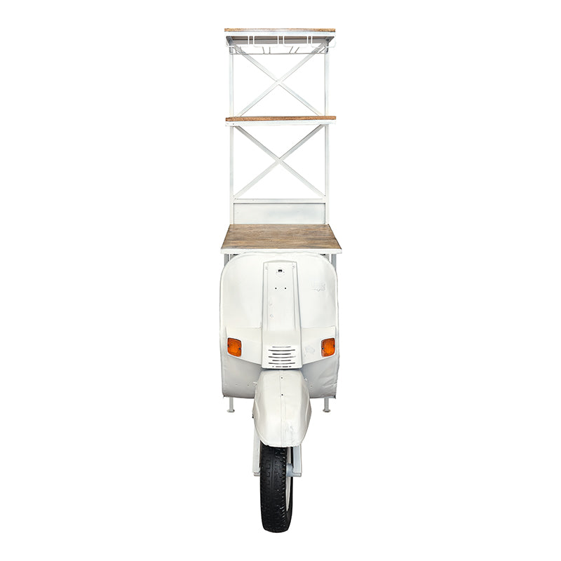 Porte-bouteille Scooter Blanc