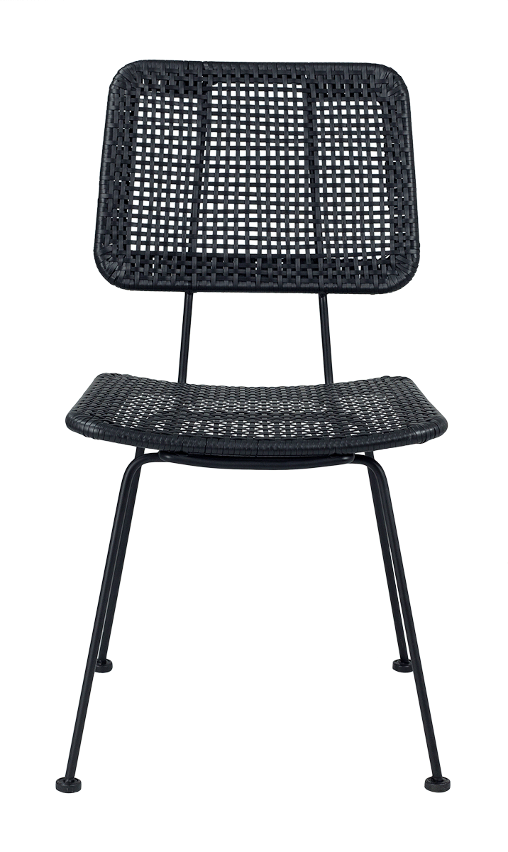 Silla comedor rattan Nadia negro - Comprar silla comedor rattan
