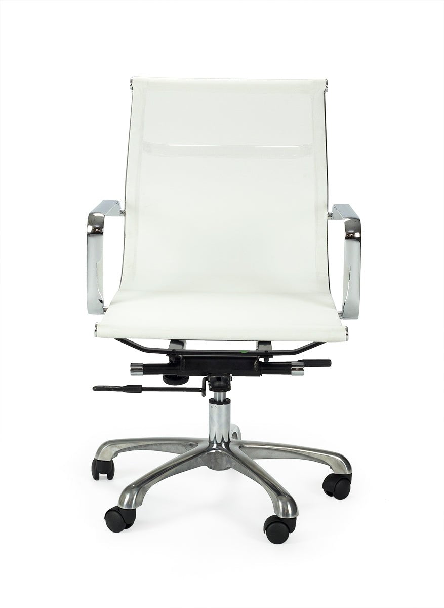 Silla River malla respaldo bajo
#color_Blanco