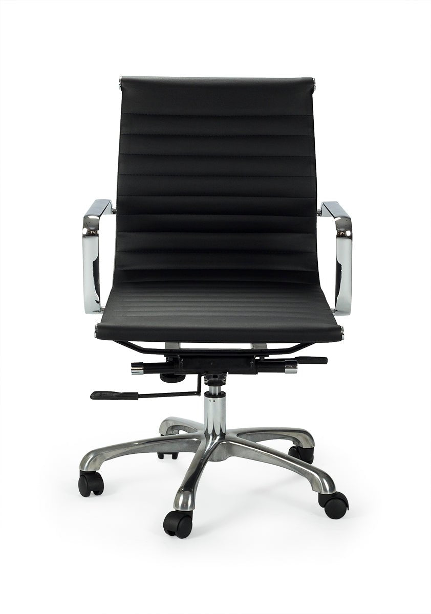 Silla River Tapizada  respaldo bajo - Comprar Silla Oficina
#color_Negro