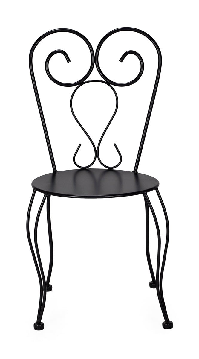 Silla jardín  bistró Double Cuore
#color_Negro