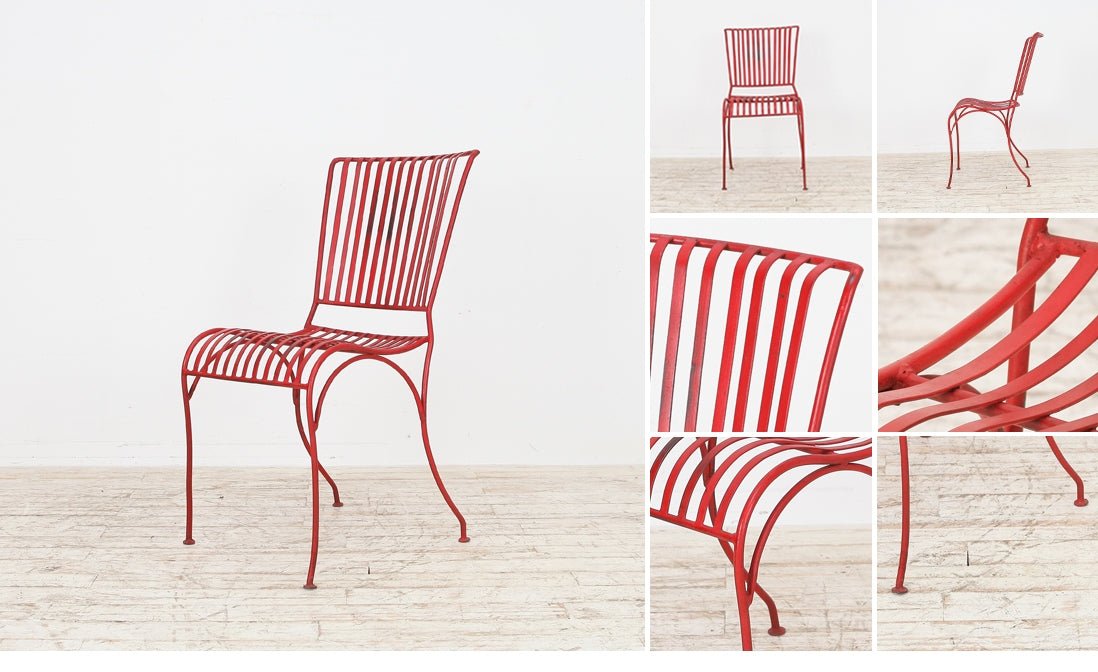 Silla jardín forja - Vintahome
#color_Rojo