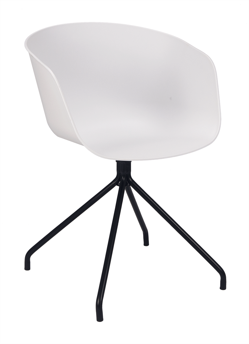 Silla de oficina fija Robert
#color_Blanco