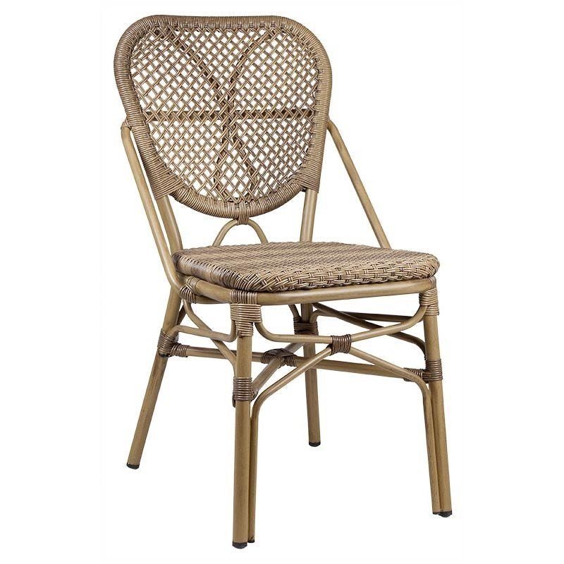 Silla parisina ratán sintético Lorna