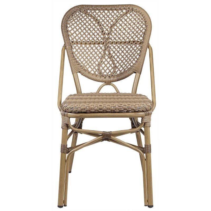 Silla parisina ratán sintético Lorna