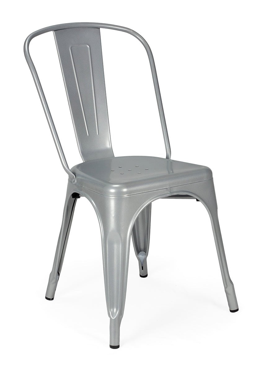 Silla vintage industrial Tolux Industrial Colores - Vintahome
#color_Gris