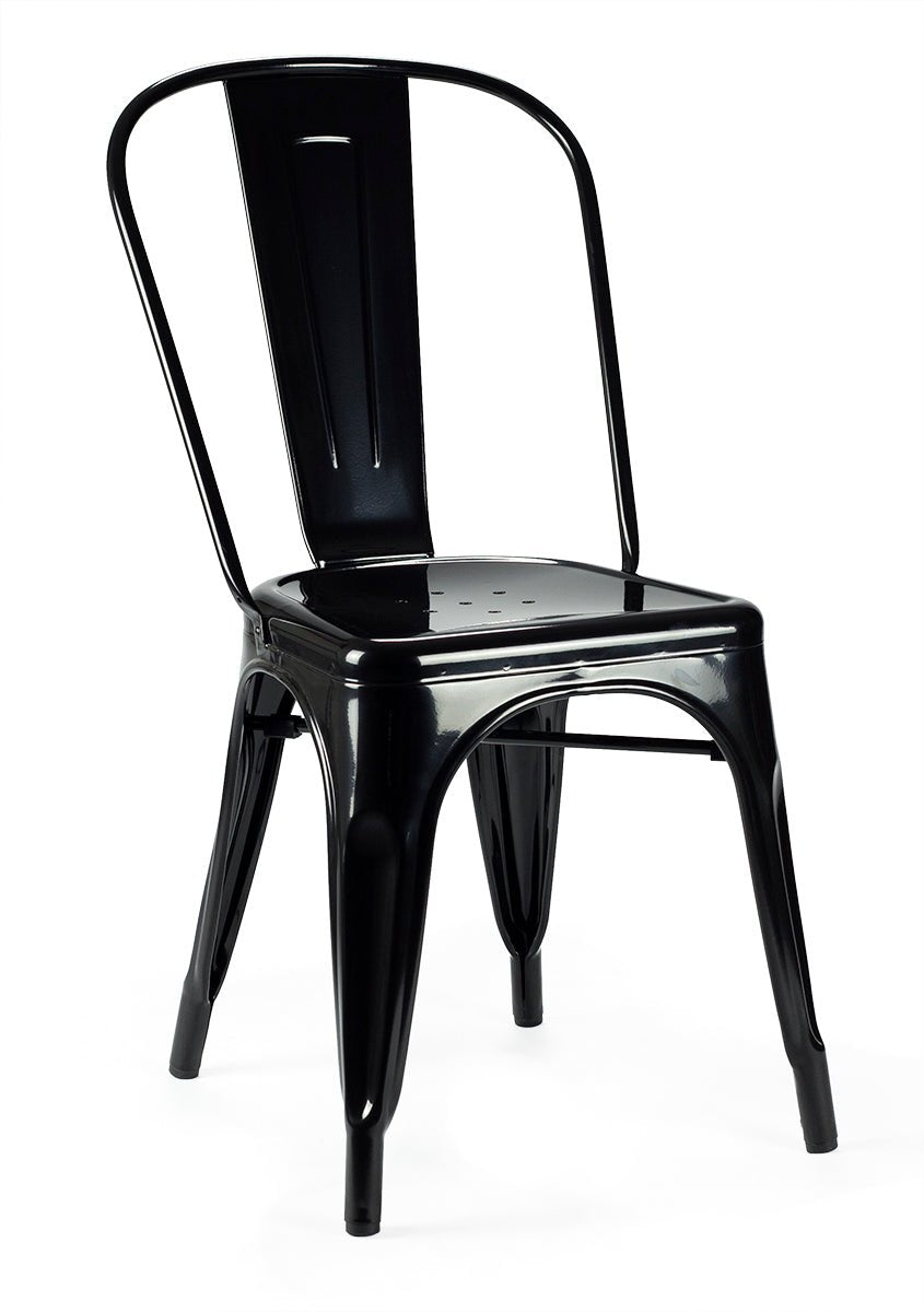 Silla vintage industrial Tolux Industrial Colores - Vintahome
#color_Negro