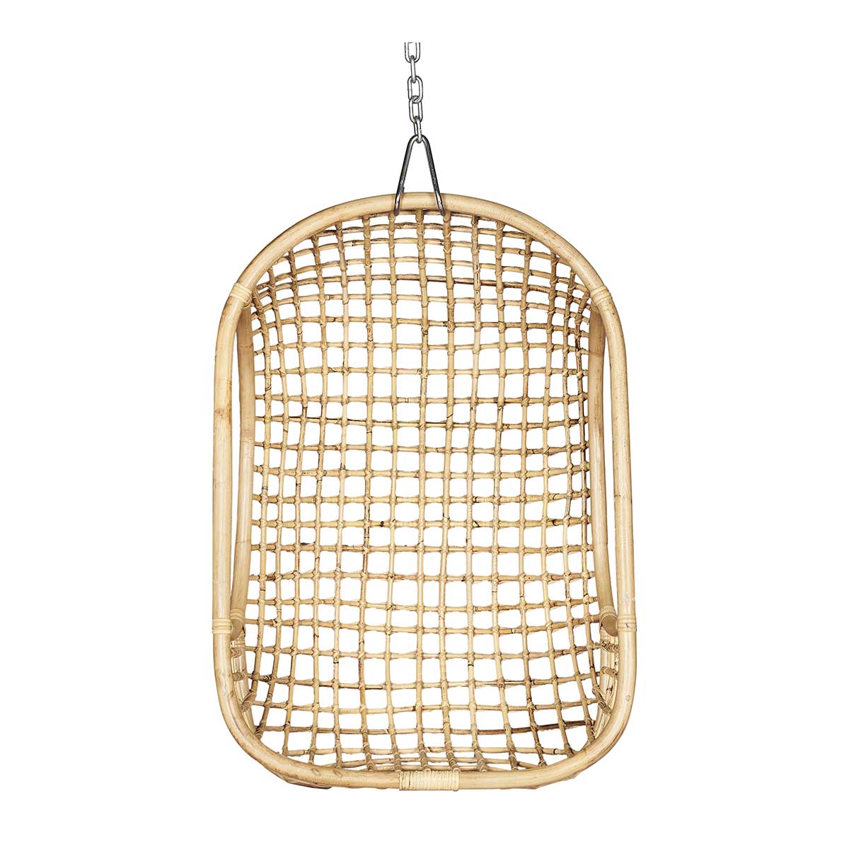 Sillón colgante rattán natural trenzado Rena - Vintahome