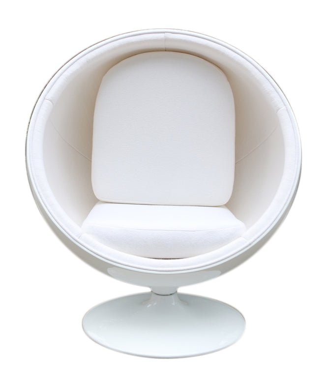 Sillón de diseño Ball Chair blanco - Vintahome