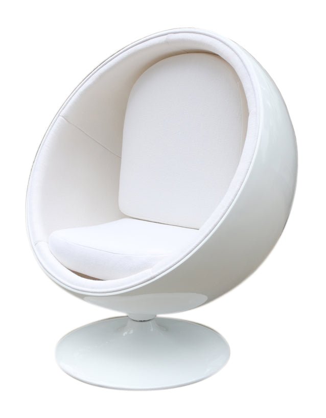 Sillón de diseño Ball Chair blanco - Vintahome