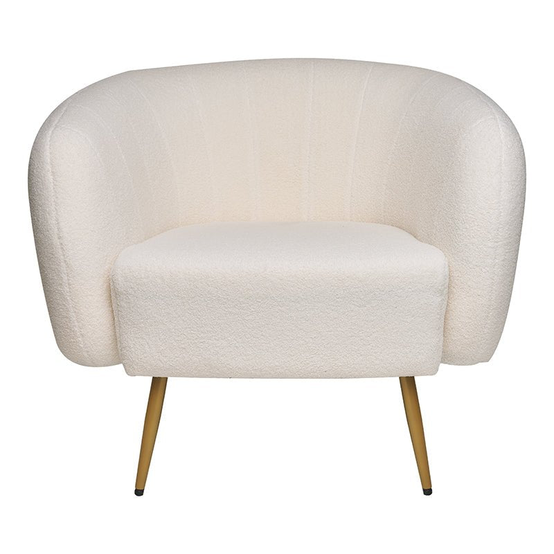 Sillón en tejido bouclé Clara - Vintahome