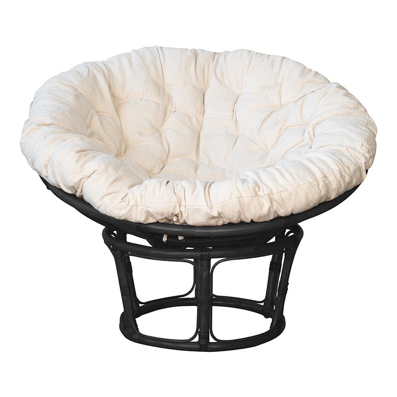 Sillón Papasan Bambu negro 100 - Vintahome