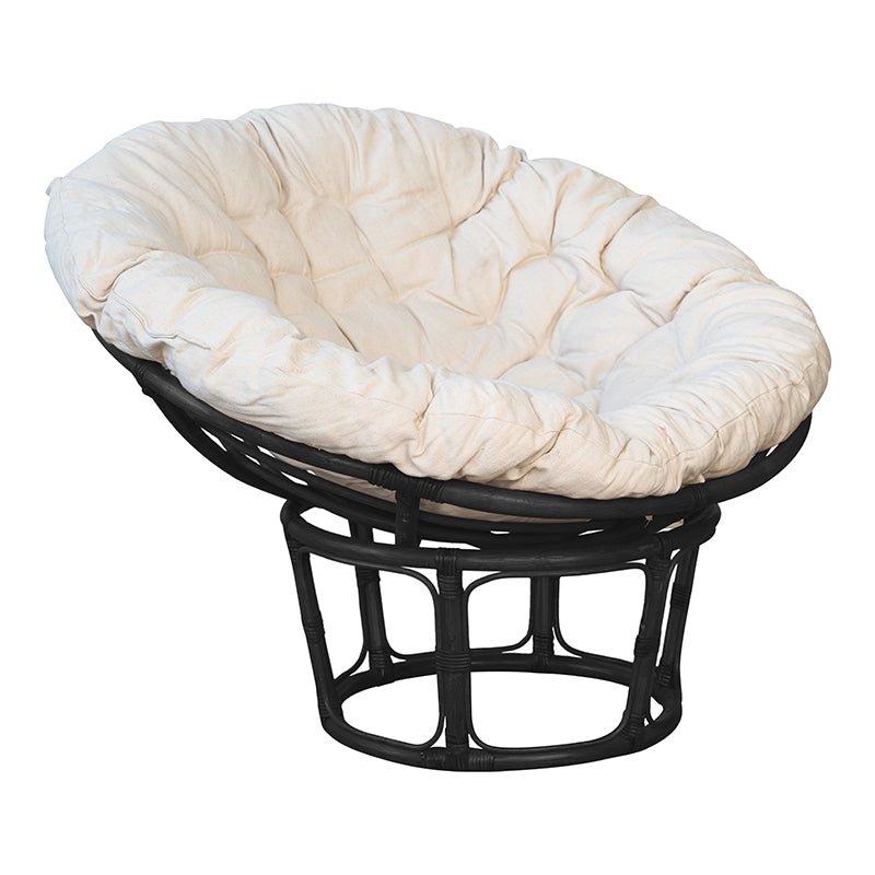 Sillón Papasan Bambu negro 100 - Vintahome