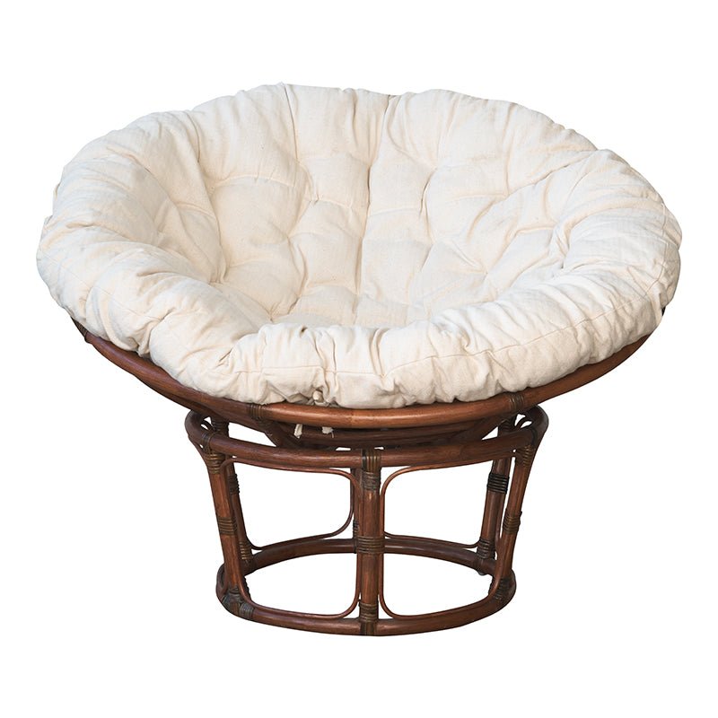 Sillón Papasan Bambu nogal 100 - Vintahome