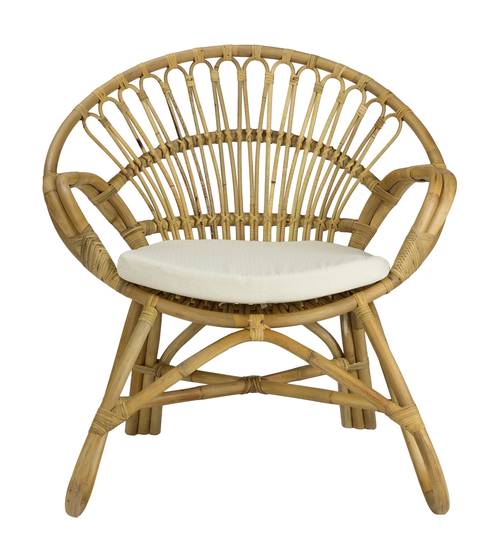 Sillón rattán natural Lahina - Vintahome