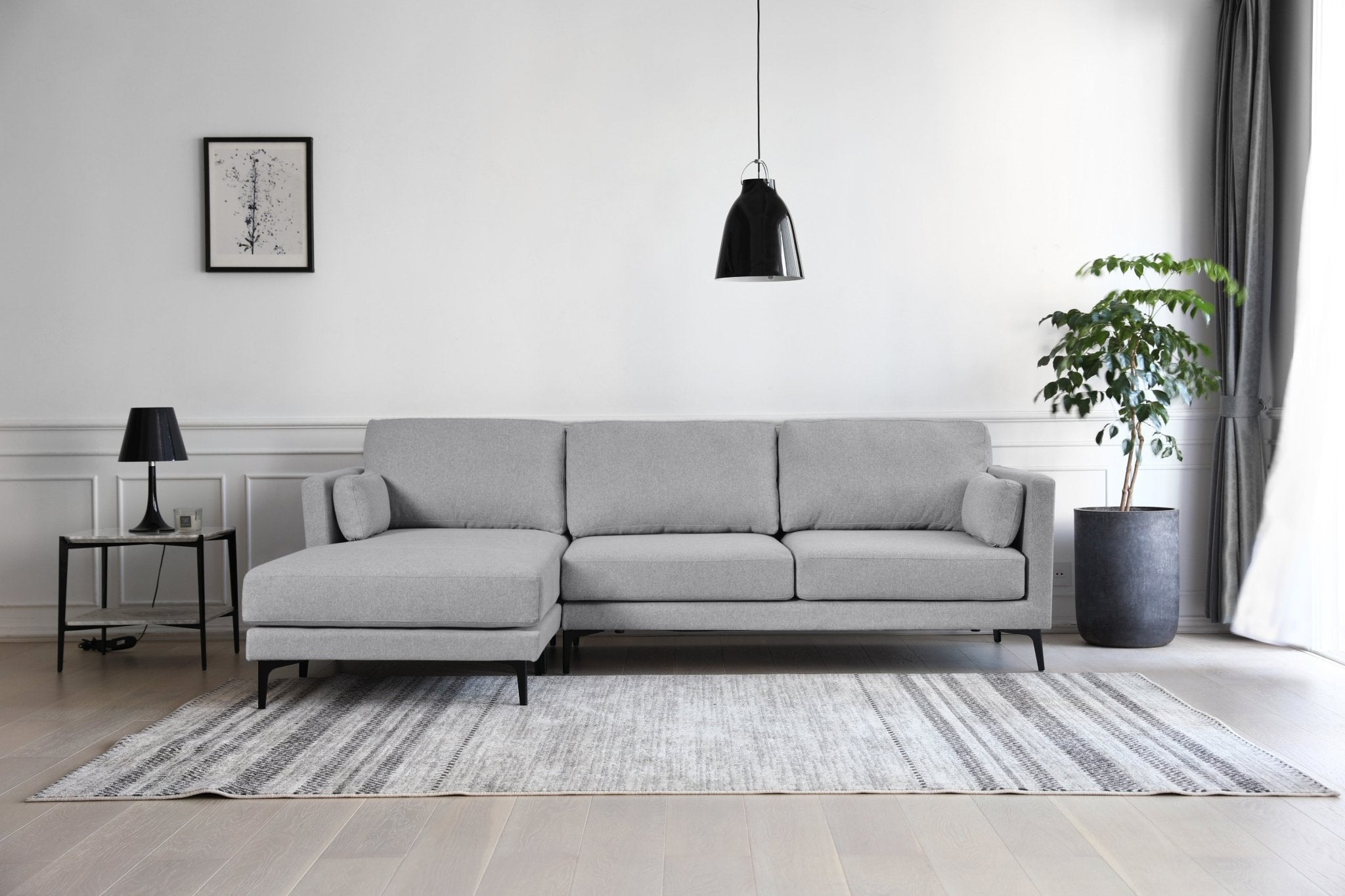 Sofa Chaise Longue 3 plazas Carolina - Vintahome
