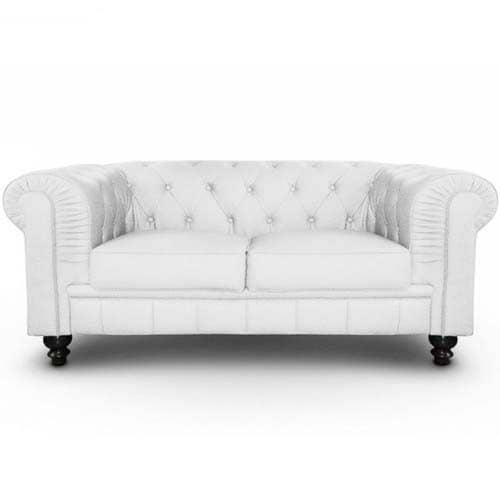 Sofa Chester 2 plazas semipiel - Vintahome