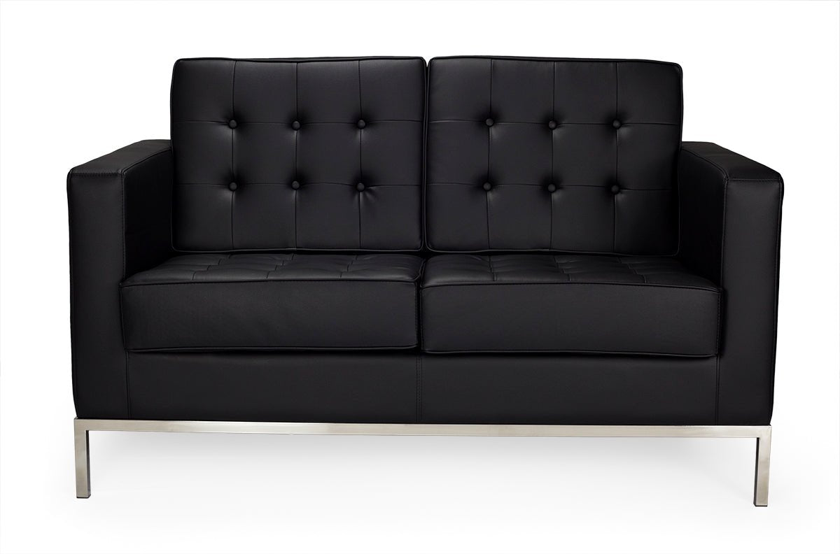 Sofá diseño Floren semipiel 2 plazas - Vintahome
