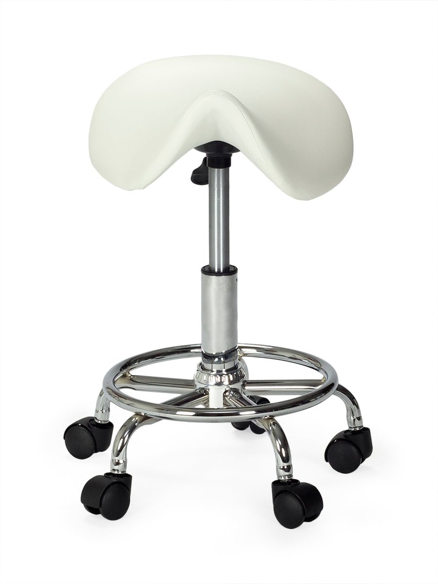 Taburete bajo con ruedas Verin - Vintahome
#color_Blanco